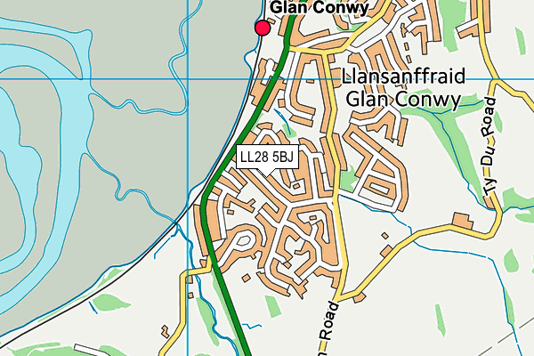 LL28 5BJ map - OS VectorMap District (Ordnance Survey) LL28 5BJ map - OS VectorMap District (Ordnance Survey)
