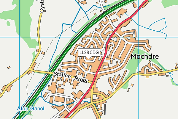 LL28 5DG map - OS VectorMap District (Ordnance Survey) LL28 5DG map - OS VectorMap District (Ordnance Survey)
