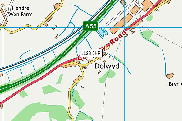 LL28 5HP map - OS VectorMap District (Ordnance Survey) LL28 5HP map - OS VectorMap District (Ordnance Survey)