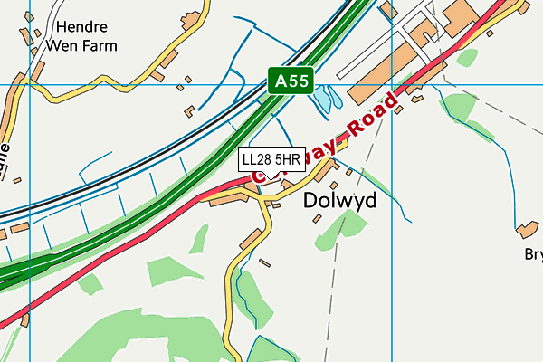 LL28 5HR map - OS VectorMap District (Ordnance Survey) LL28 5HR map - OS VectorMap District (Ordnance Survey)