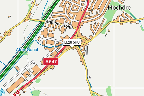 LL28 5HU map - OS VectorMap District (Ordnance Survey) LL28 5HU map - OS VectorMap District (Ordnance Survey)