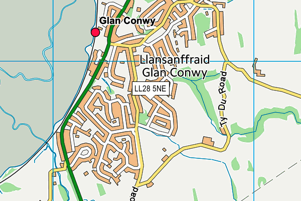 LL28 5NE map - OS VectorMap District (Ordnance Survey) LL28 5NE map - OS VectorMap District (Ordnance Survey)