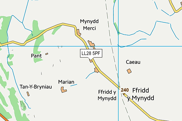 LL28 5PF map - OS VectorMap District (Ordnance Survey) LL28 5PF map - OS VectorMap District (Ordnance Survey)