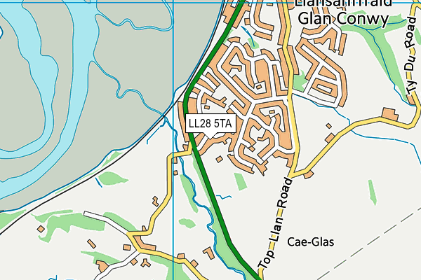 LL28 5TA map - OS VectorMap District (Ordnance Survey) LL28 5TA map - OS VectorMap District (Ordnance Survey)