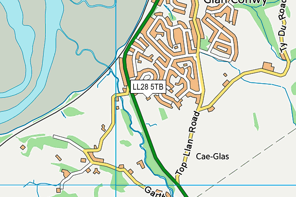 LL28 5TB map - OS VectorMap District (Ordnance Survey) LL28 5TB map - OS VectorMap District (Ordnance Survey)