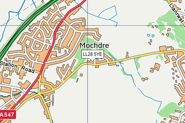 LL28 5YE map - OS VectorMap District (Ordnance Survey) LL28 5YE map - OS VectorMap District (Ordnance Survey)