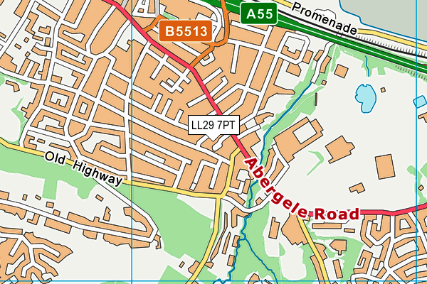 LL29 7PT map - OS VectorMap District (Ordnance Survey) LL29 7PT map - OS VectorMap District (Ordnance Survey)