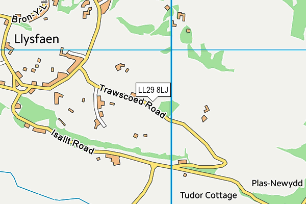 LL29 8LJ map - OS VectorMap District (Ordnance Survey) LL29 8LJ map - OS VectorMap District (Ordnance Survey)