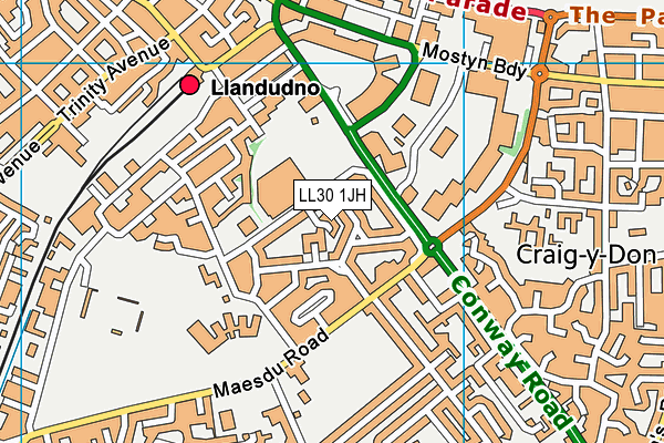 LL30 1JH map - OS VectorMap District (Ordnance Survey) LL30 1JH map - OS VectorMap District (Ordnance Survey)