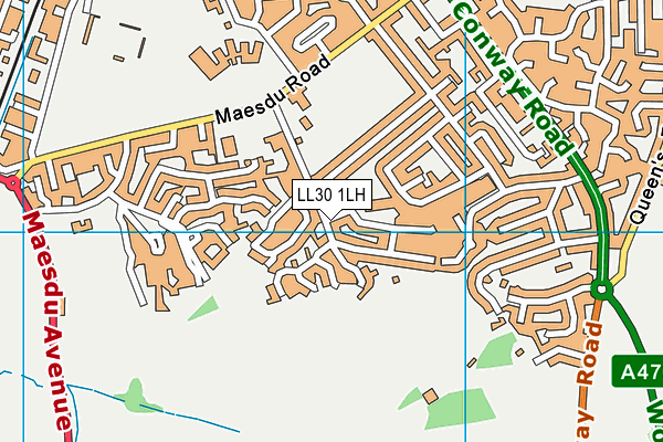 LL30 1LH map - OS VectorMap District (Ordnance Survey) LL30 1LH map - OS VectorMap District (Ordnance Survey)