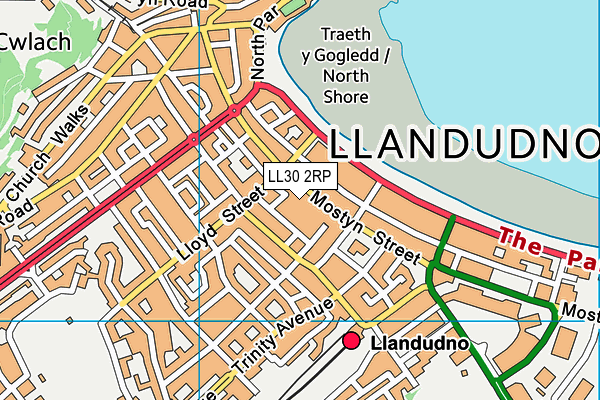 LL30 2RP map - OS VectorMap District (Ordnance Survey) LL30 2RP map - OS VectorMap District (Ordnance Survey)