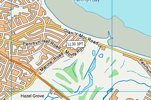 LL30 3PT map - OS VectorMap District (Ordnance Survey) LL30 3PT map - OS VectorMap District (Ordnance Survey)