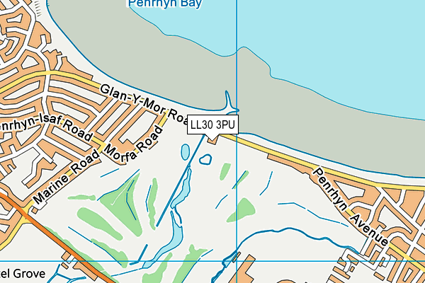 LL30 3PU map - OS VectorMap District (Ordnance Survey) LL30 3PU map - OS VectorMap District (Ordnance Survey)