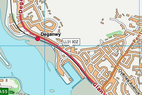 LL31 9DZ map - OS VectorMap District (Ordnance Survey) LL31 9DZ map - OS VectorMap District (Ordnance Survey)