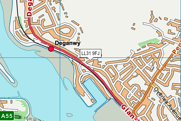 LL31 9FJ map - OS VectorMap District (Ordnance Survey) LL31 9FJ map - OS VectorMap District (Ordnance Survey)