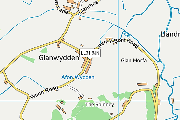 LL31 9JN map - OS VectorMap District (Ordnance Survey) LL31 9JN map - OS VectorMap District (Ordnance Survey)