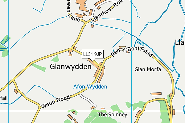LL31 9JP map - OS VectorMap District (Ordnance Survey) LL31 9JP map - OS VectorMap District (Ordnance Survey)