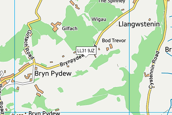 LL31 9JZ map - OS VectorMap District (Ordnance Survey) LL31 9JZ map - OS VectorMap District (Ordnance Survey)