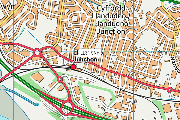 LL31 9NH map - OS VectorMap District (Ordnance Survey)