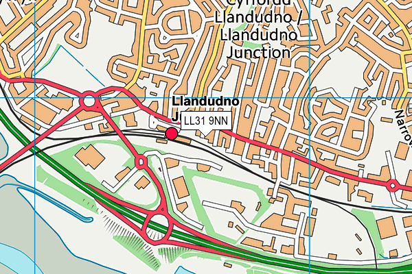 LL31 9NN map - OS VectorMap District (Ordnance Survey) LL31 9NN map - OS VectorMap District (Ordnance Survey)