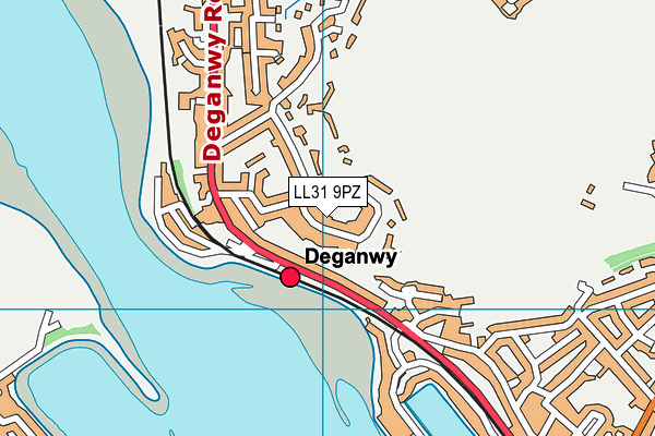 LL31 9PZ map - OS VectorMap District (Ordnance Survey) LL31 9PZ map - OS VectorMap District (Ordnance Survey)