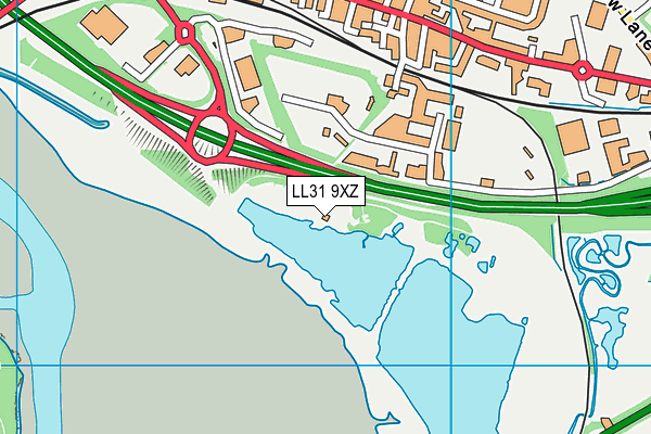 LL31 9XZ map - OS VectorMap District (Ordnance Survey) LL31 9XZ map - OS VectorMap District (Ordnance Survey)