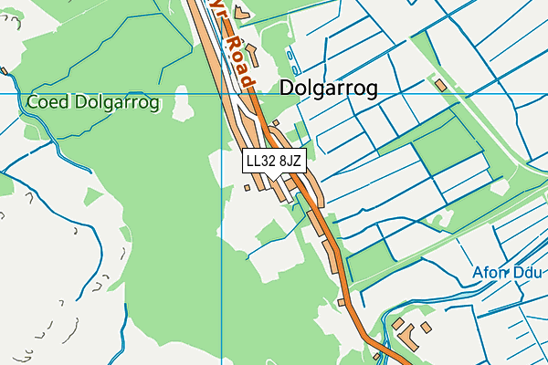 LL32 8JZ map - OS VectorMap District (Ordnance Survey) LL32 8JZ map - OS VectorMap District (Ordnance Survey)