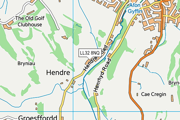LL32 8NQ map - OS VectorMap District (Ordnance Survey)