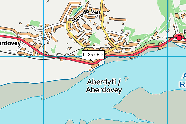 LL35 0ED map - OS VectorMap District (Ordnance Survey) LL35 0ED map - OS VectorMap District (Ordnance Survey)