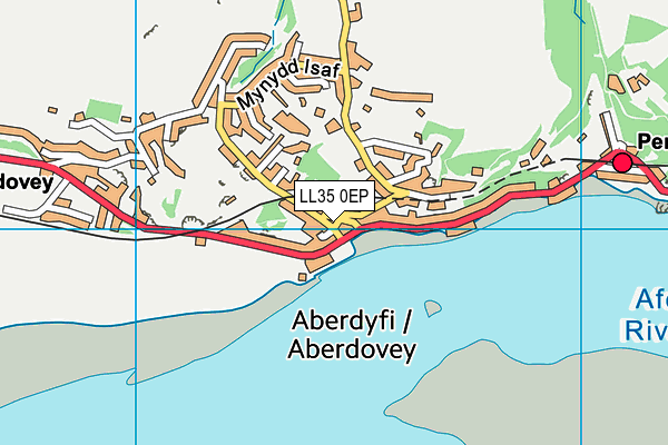 LL35 0EP map - OS VectorMap District (Ordnance Survey) LL35 0EP map - OS VectorMap District (Ordnance Survey)