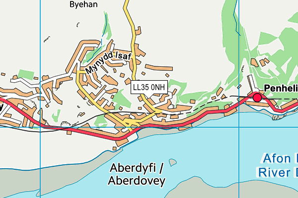 LL35 0NH map - OS VectorMap District (Ordnance Survey) LL35 0NH map - OS VectorMap District (Ordnance Survey)