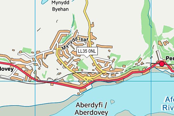 LL35 0NL map - OS VectorMap District (Ordnance Survey) LL35 0NL map - OS VectorMap District (Ordnance Survey)