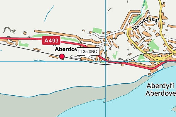 LL35 0NQ map - OS VectorMap District (Ordnance Survey) LL35 0NQ map - OS VectorMap District (Ordnance Survey)