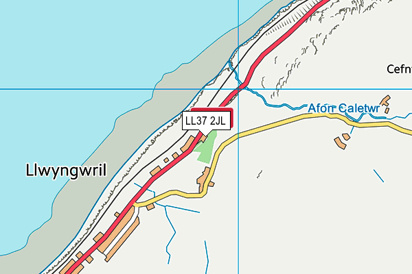 LL37 2JL map - OS VectorMap District (Ordnance Survey) LL37 2JL map - OS VectorMap District (Ordnance Survey)