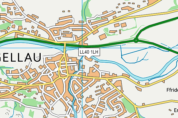 LL40 1LH map - OS VectorMap District (Ordnance Survey) LL40 1LH map - OS VectorMap District (Ordnance Survey)