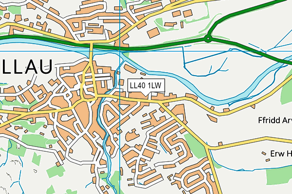 LL40 1LW map - OS VectorMap District (Ordnance Survey) LL40 1LW map - OS VectorMap District (Ordnance Survey)