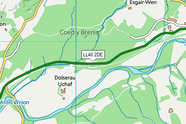 LL40 2DE map - OS VectorMap District (Ordnance Survey) LL40 2DE map - OS VectorMap District (Ordnance Survey)