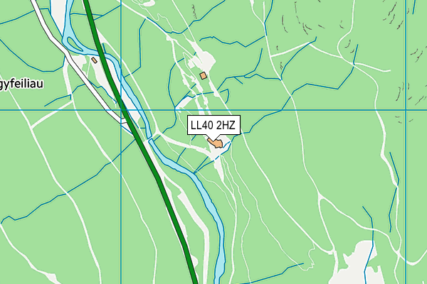 LL40 2HZ map - OS VectorMap District (Ordnance Survey) LL40 2HZ map - OS VectorMap District (Ordnance Survey)