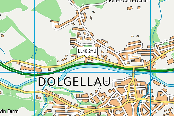 LL40 2YU map - OS VectorMap District (Ordnance Survey) LL40 2YU map - OS VectorMap District (Ordnance Survey)