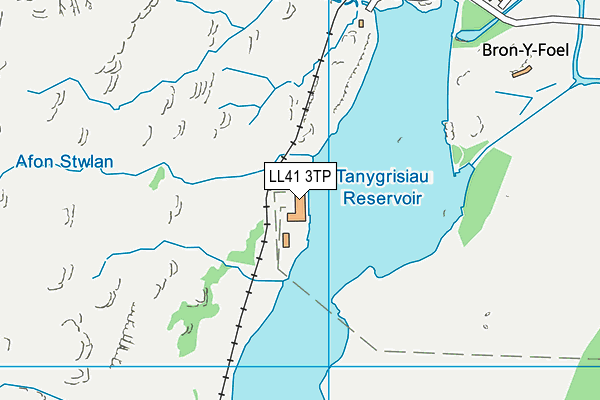 LL41 3TP map - OS VectorMap District (Ordnance Survey) LL41 3TP map - OS VectorMap District (Ordnance Survey)