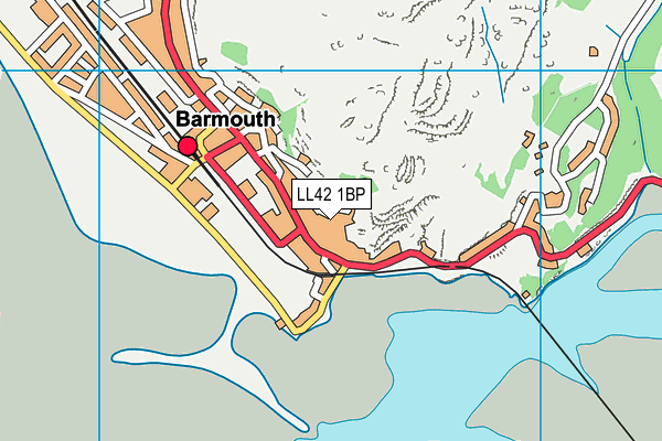 LL42 1BP map - OS VectorMap District (Ordnance Survey) LL42 1BP map - OS VectorMap District (Ordnance Survey)