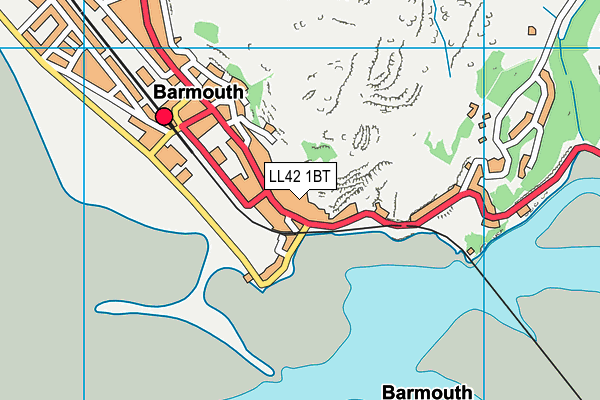 LL42 1BT map - OS VectorMap District (Ordnance Survey) LL42 1BT map - OS VectorMap District (Ordnance Survey)