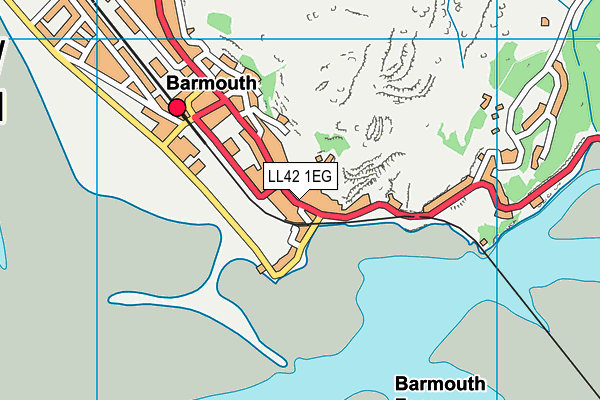 LL42 1EG map - OS VectorMap District (Ordnance Survey) LL42 1EG map - OS VectorMap District (Ordnance Survey)