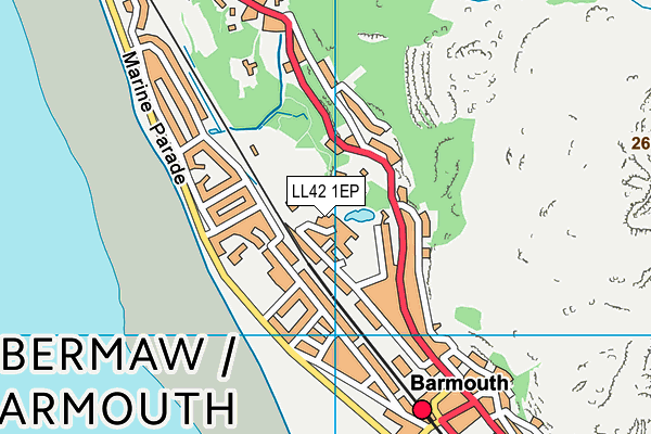 LL42 1EP map - OS VectorMap District (Ordnance Survey) LL42 1EP map - OS VectorMap District (Ordnance Survey)