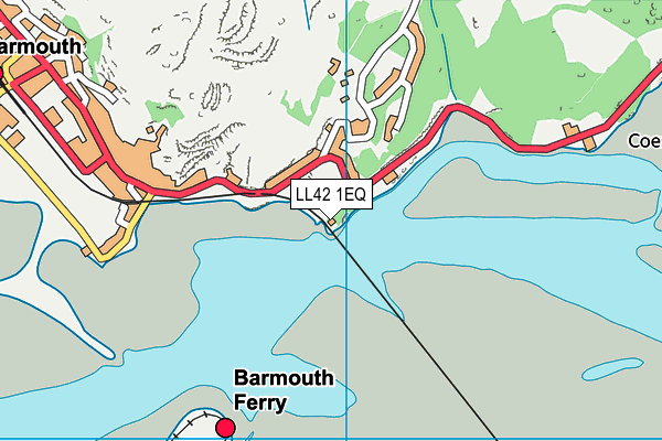 LL42 1EQ map - OS VectorMap District (Ordnance Survey) LL42 1EQ map - OS VectorMap District (Ordnance Survey)