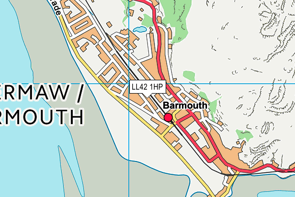 LL42 1HP map - OS VectorMap District (Ordnance Survey) LL42 1HP map - OS VectorMap District (Ordnance Survey)