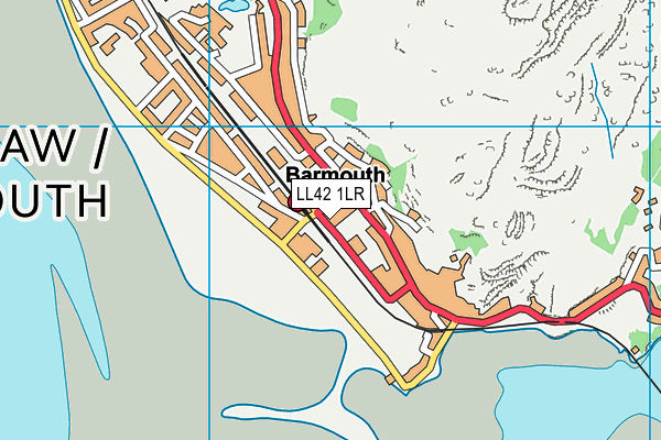 LL42 1LR map - OS VectorMap District (Ordnance Survey) LL42 1LR map - OS VectorMap District (Ordnance Survey)