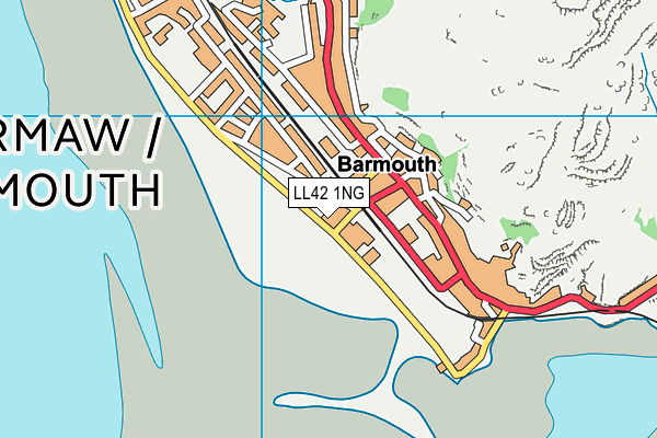 LL42 1NG map - OS VectorMap District (Ordnance Survey) LL42 1NG map - OS VectorMap District (Ordnance Survey)