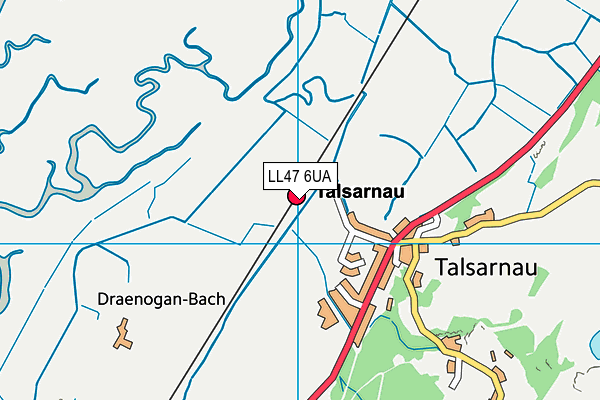 LL47 6UA map - OS VectorMap District (Ordnance Survey) LL47 6UA map - OS VectorMap District (Ordnance Survey)