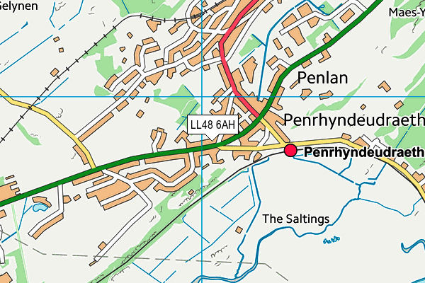 LL48 6AH map - OS VectorMap District (Ordnance Survey) LL48 6AH map - OS VectorMap District (Ordnance Survey)